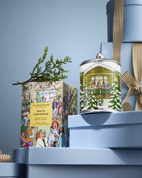 Glasshouse White Christmas- 13.4 Oz. Candle