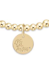 Enewton Design Ecollegiate Classic Gold 3mm Bracelet - Ole Miss