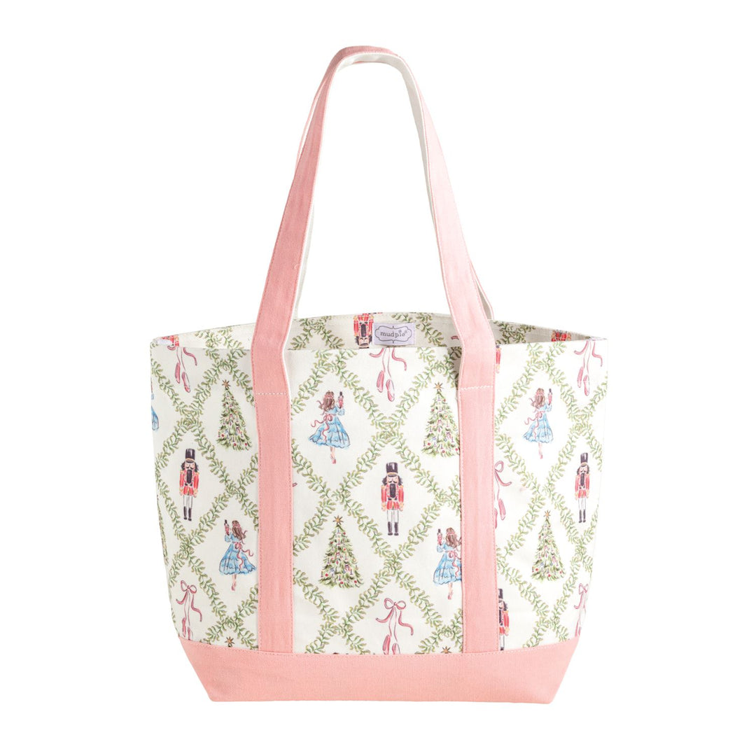 Mud Pie Pink Nutcracker  Tote