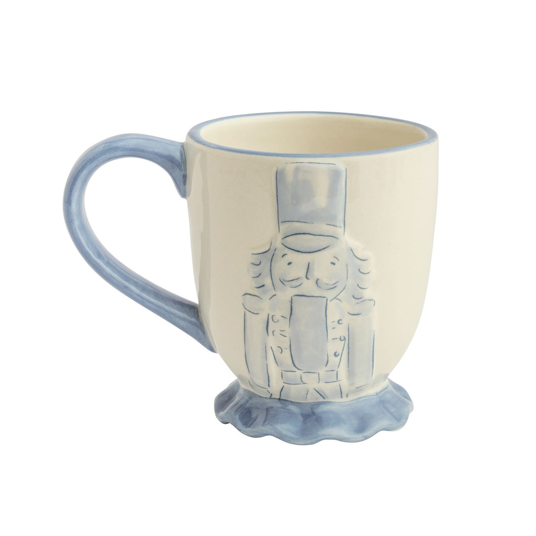Mud Pie Blue Nutcracker Mug