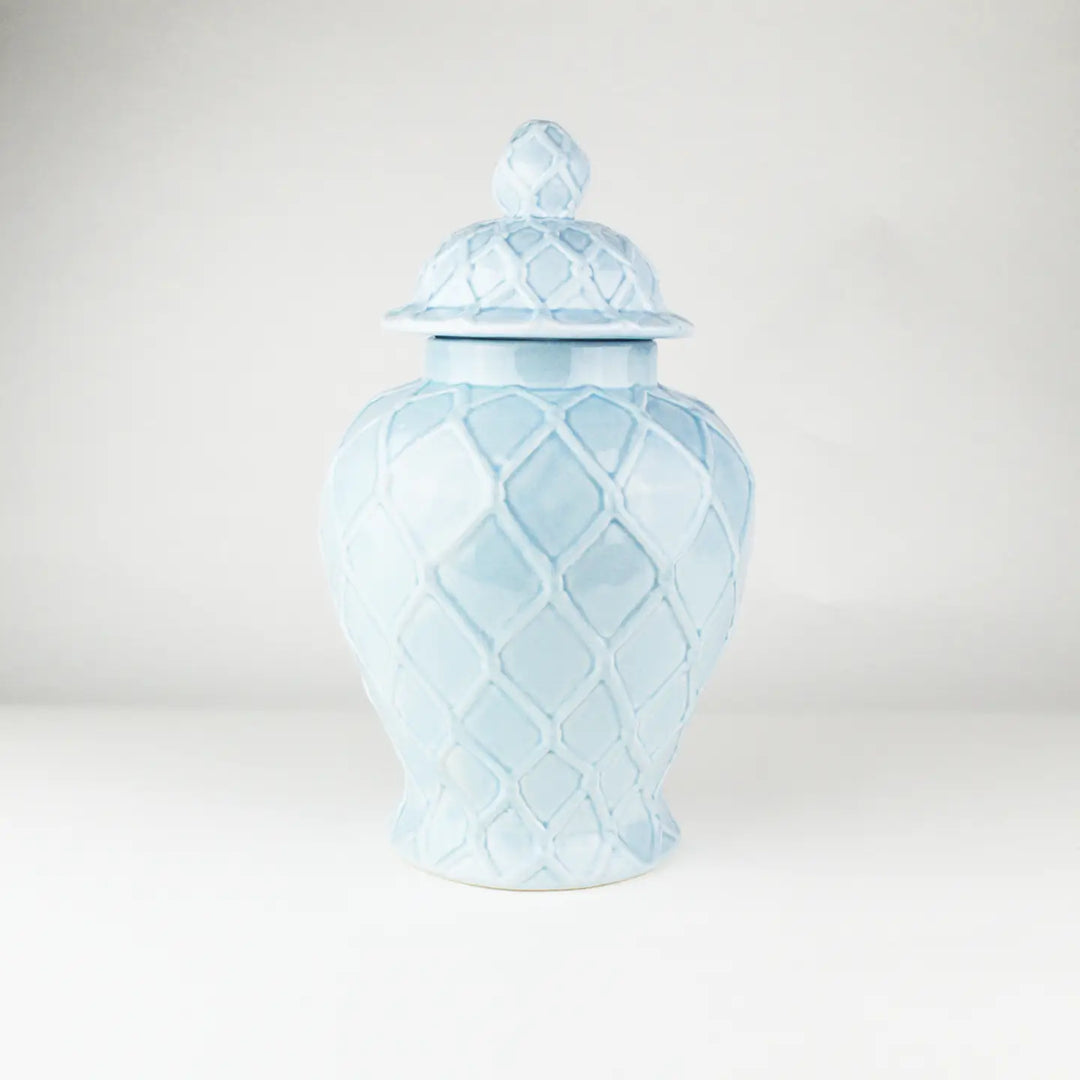 Ginger Jar Light Blue - Large