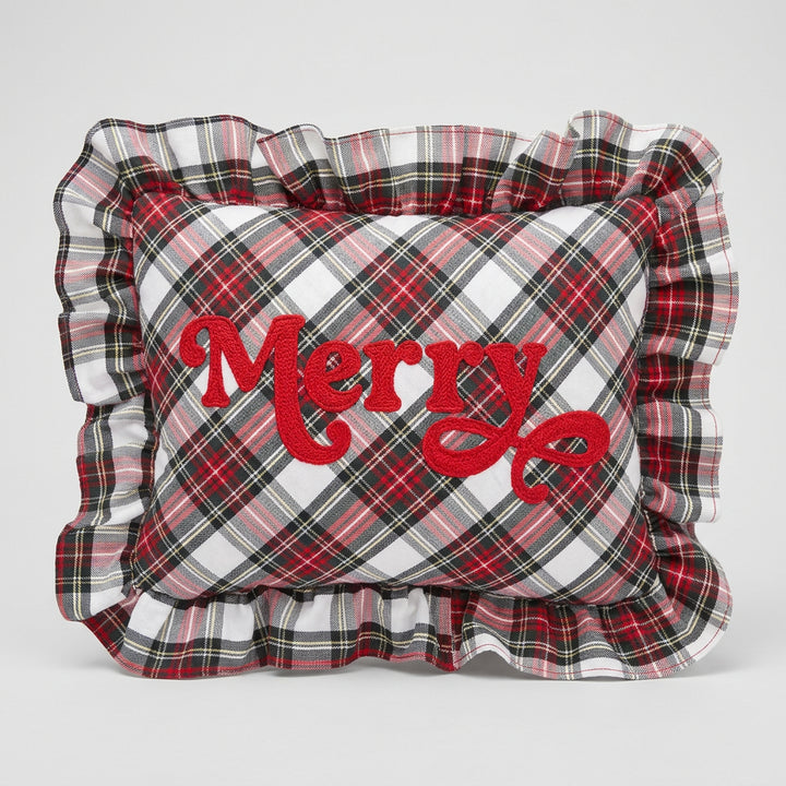 Shiraleah Merry Plaid Pillow