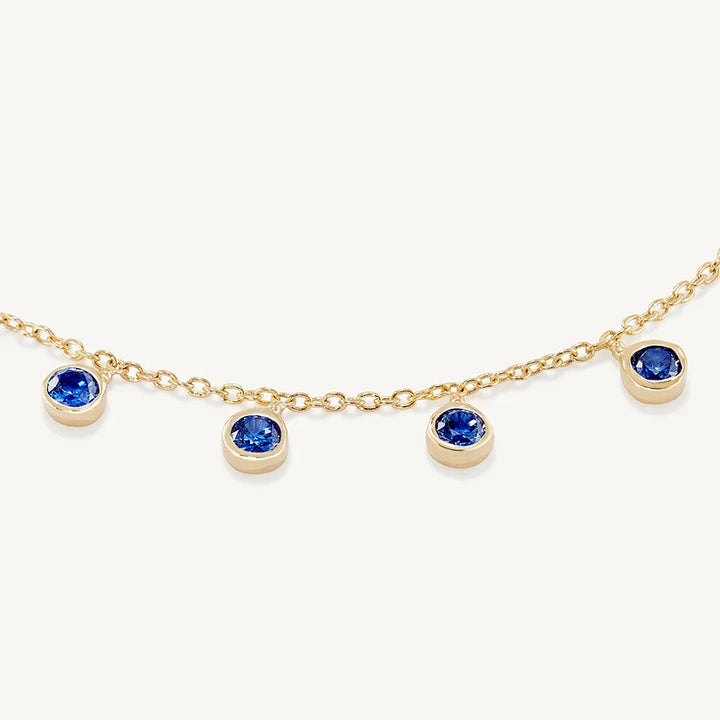 Dean Davidson Orsay Charm Necklace Tanzanite Cz