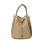 Germán Fuentes  Taupe Bucket Bag