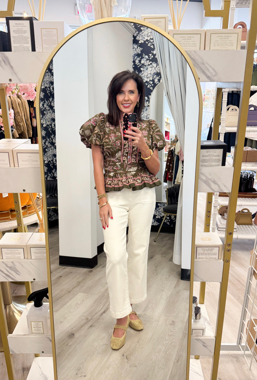 Georgina Floral Top