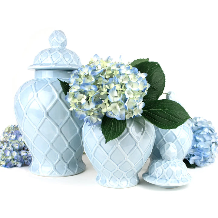 Ginger Jar Light Blue - Large