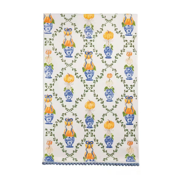 Mud Pie Pattern Topiary Towel