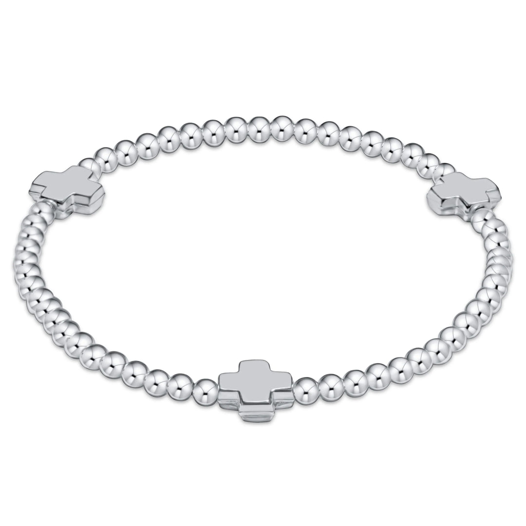 Enewton Signature Cross 3mm Sterling Bracelet - Sterling
