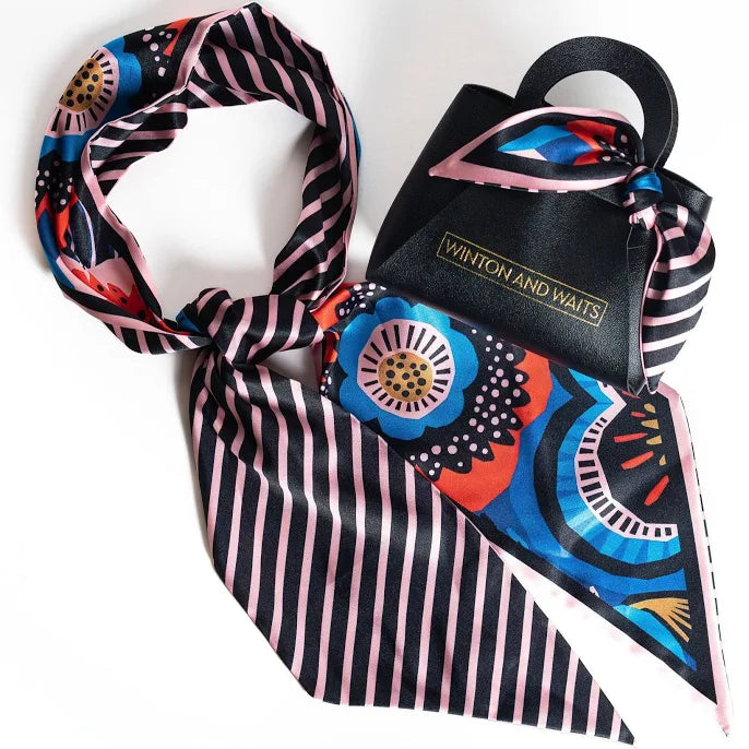 Winton + Waits Pop Floral  Scarf