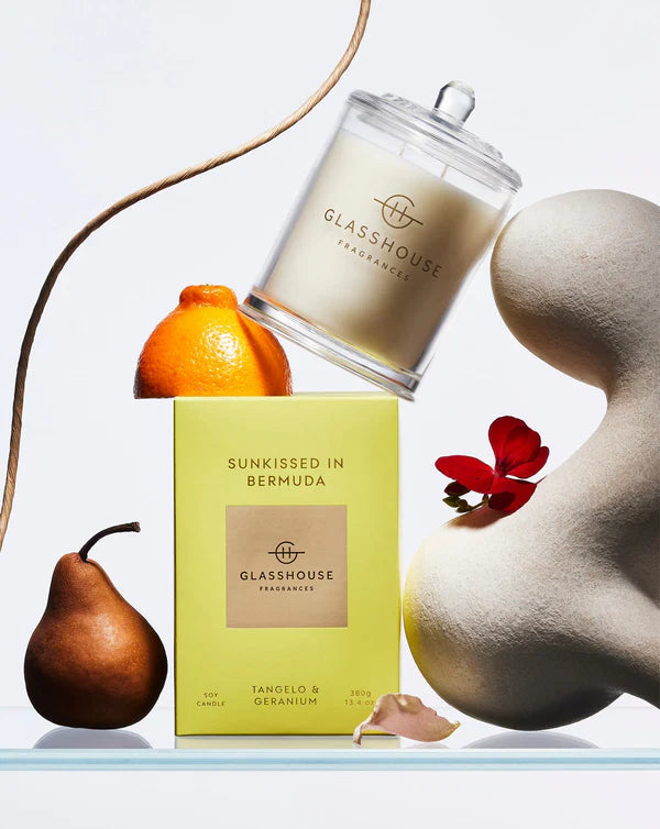 Glasshouse Fragrances 13.4 Oz. Candle - Sunkissed In Bermuda