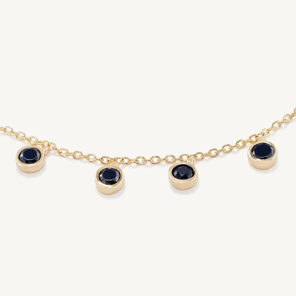 Dean Davidson Orsay Charm Necklace Black CZ