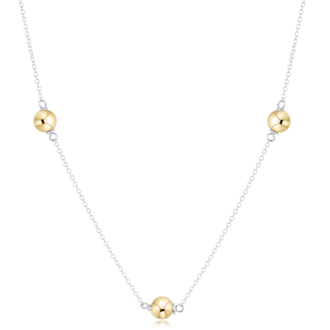 Enewton Design 15" Choker Simplicity Chain Mixed Metal - Classic Gold 4mm
