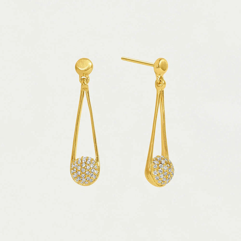 Dean Davidson Signature Pave Mini Ipanema Earrings White CZ