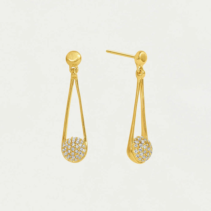 Dean Davidson Signature Pave Mini Ipanema Earrings White CZ