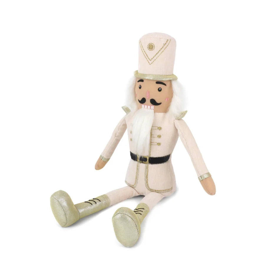 Mon Ami Cream &amp; Gold Nutcracker Doll