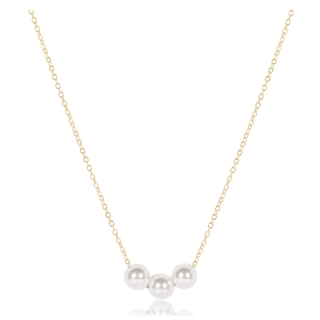 E Newton 16" Necklace Gold- Joy Pearl