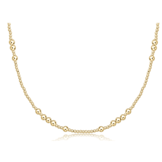 E Newton 15" Choker Hope Unwritten -4mm Gold