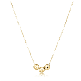 E Newton 16" Necklace Gold - Joy 6mm