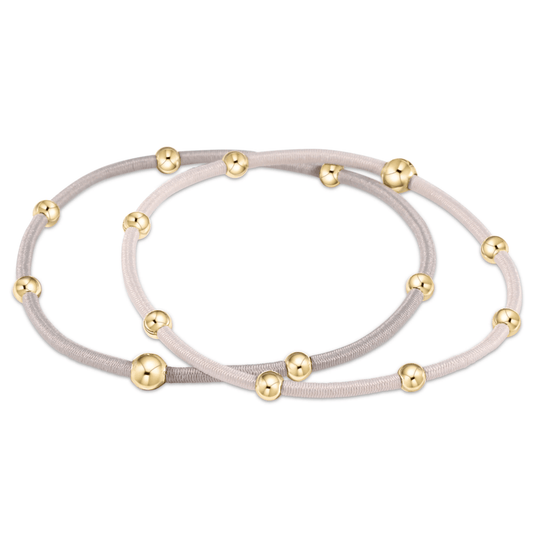 E Newton "e"ssentials Bracelet Stack of 2 - Neutral Set