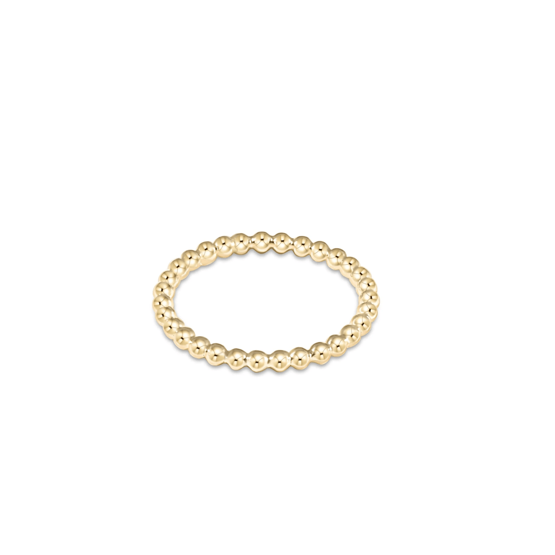 enewton Classic Gold 2mm Bead Ring