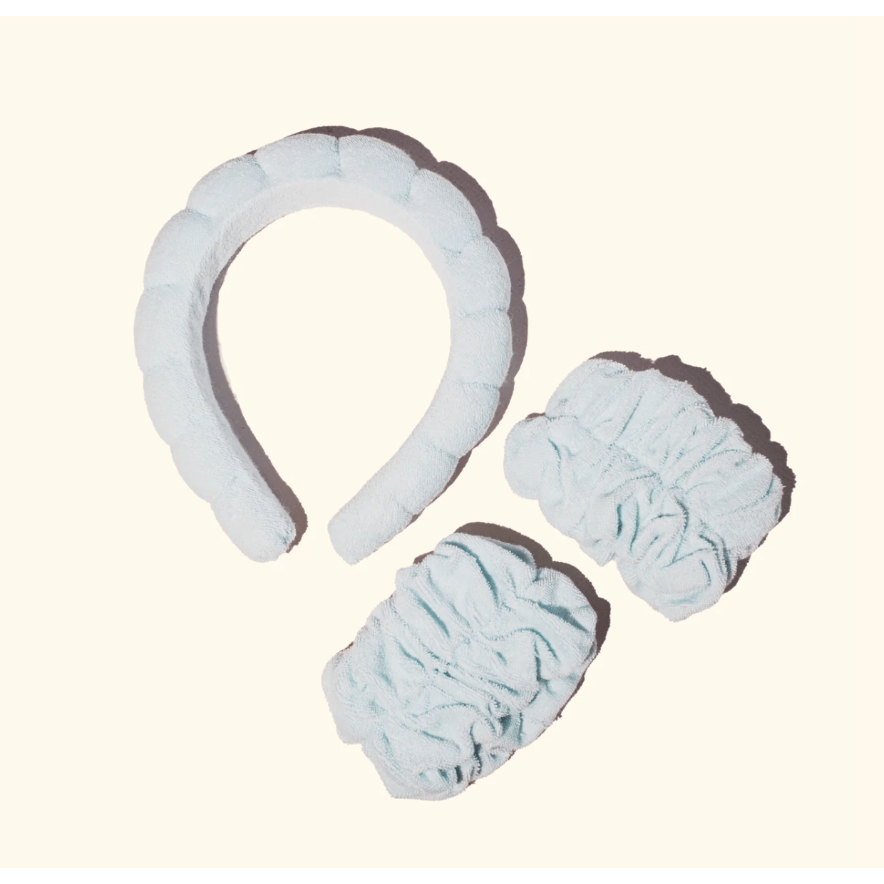 Musee Light Blue Headband + Wristband Set