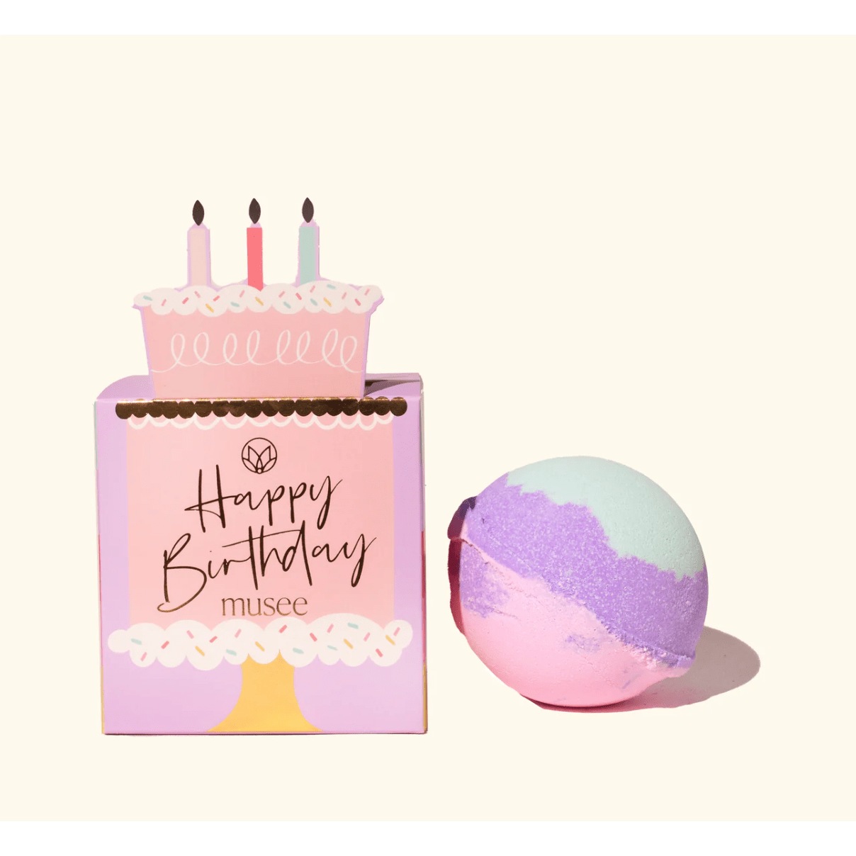 Musee Birthday Cake Boxed Bath Balm