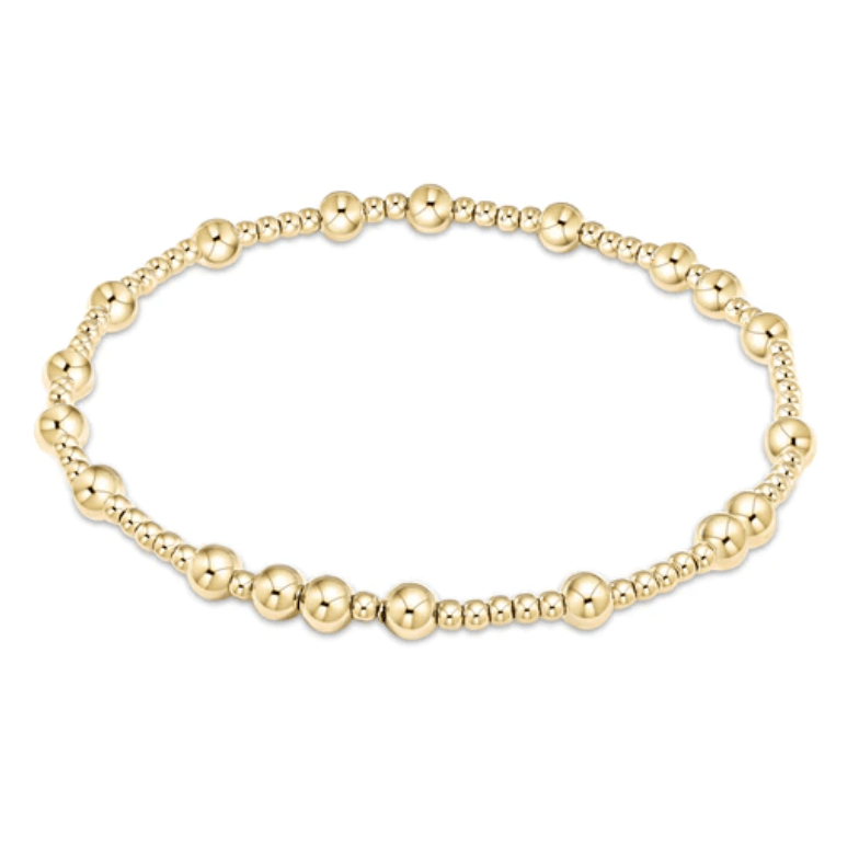 ENewton Hope Unwritten 4mm Bead Bracelet- Gold