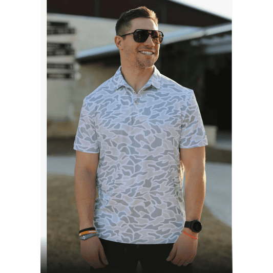 Burlebo Performance Polo - White Camo