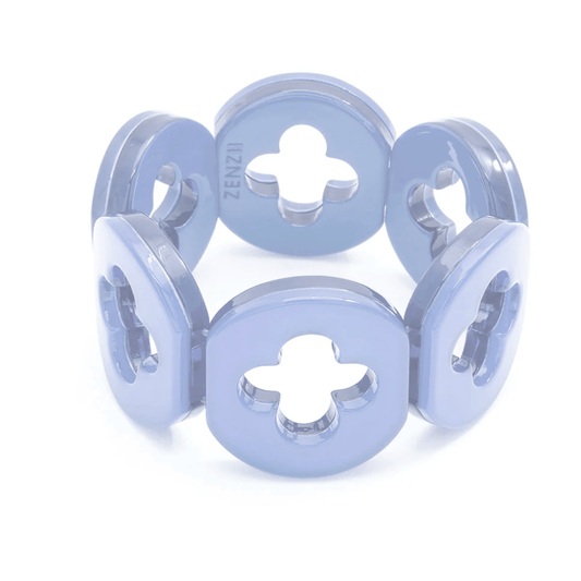 ZENZII - Light Blue Clover Bracelet