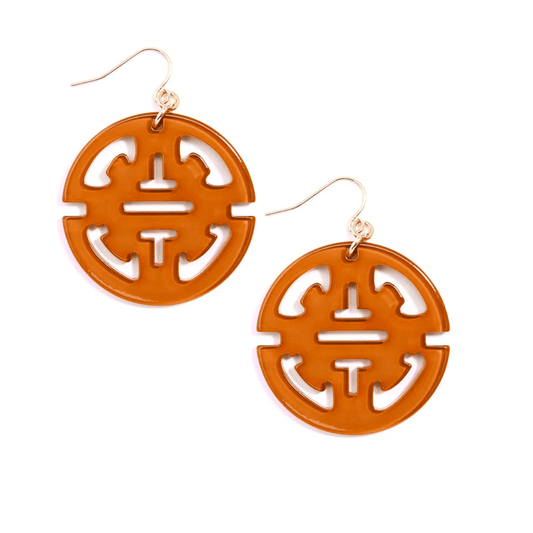 ZENZII - Orange Traveling Earring