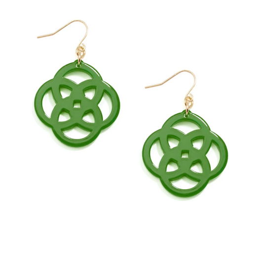 ZENZII - Green Clover Earring