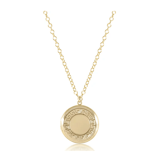 E Newton 16" Necklace - Cherish Medium Gold Locket