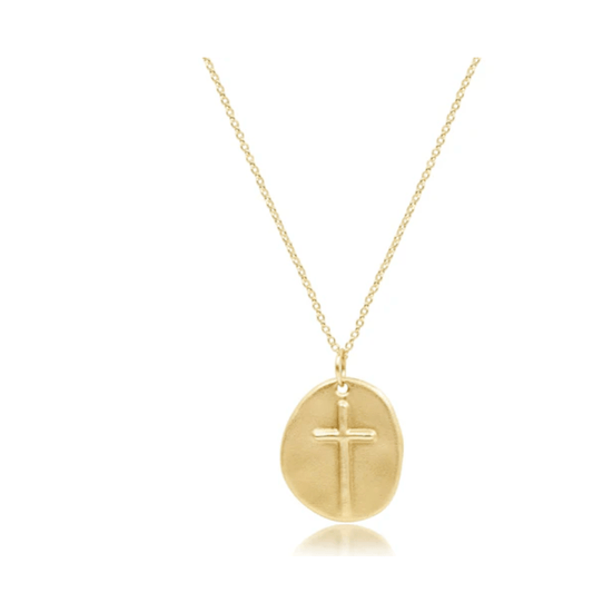 E Newton 16" Necklace -Inspire Gold Charm