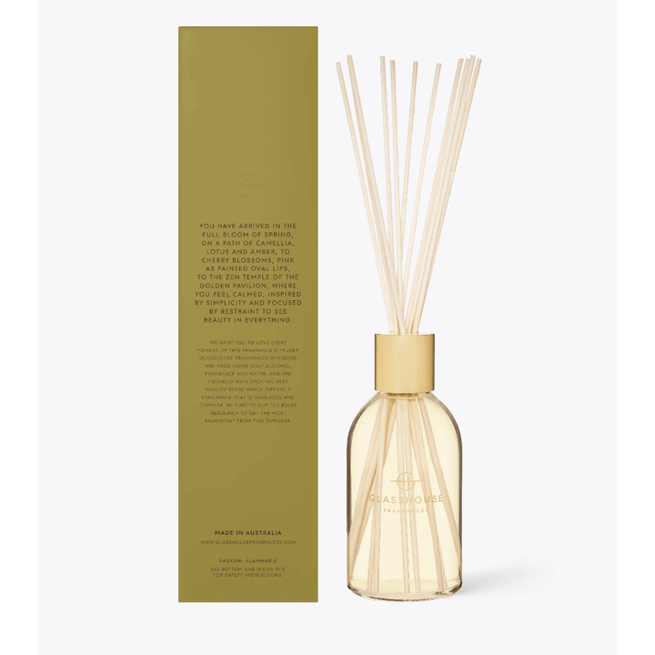 Glasshouse Diffuser-  Kyoto In Bloom  8.4 fl oz