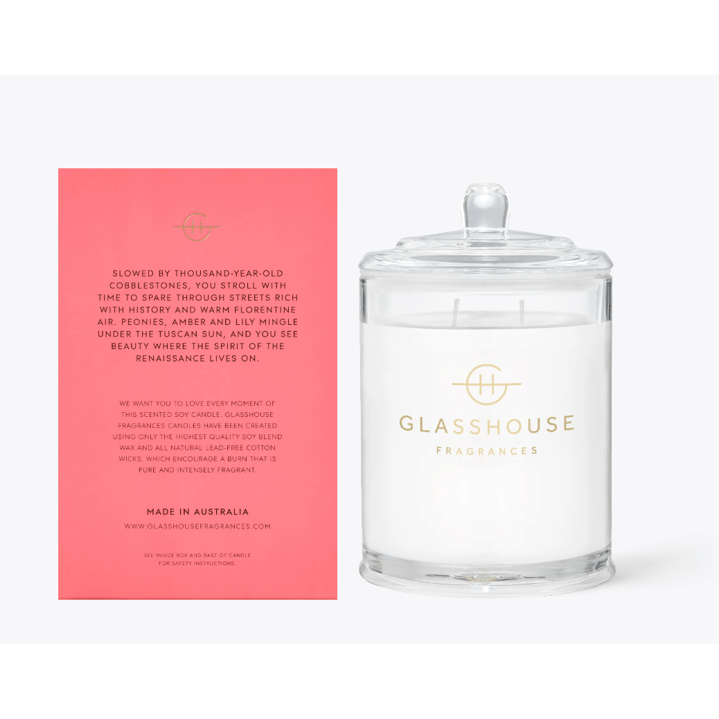 Glasshouse Candle - Forever Florence 13.4 oz