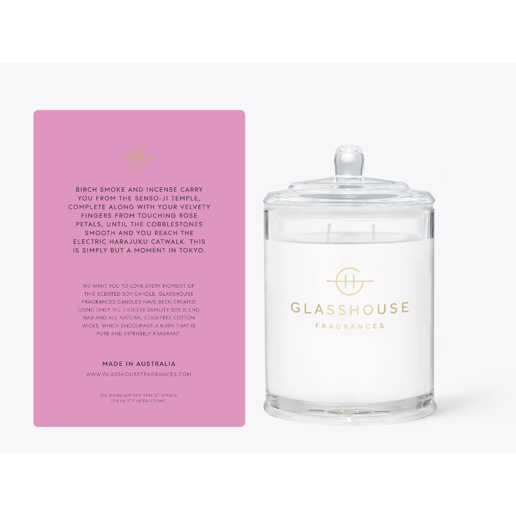 Glasshouse Candle - A Moment In Tokyo 13.4 oz