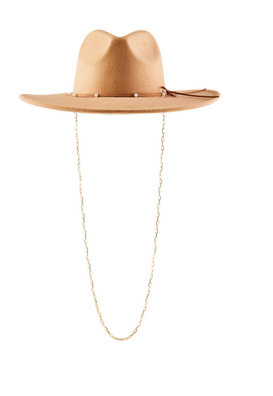 Tan Chain Hat