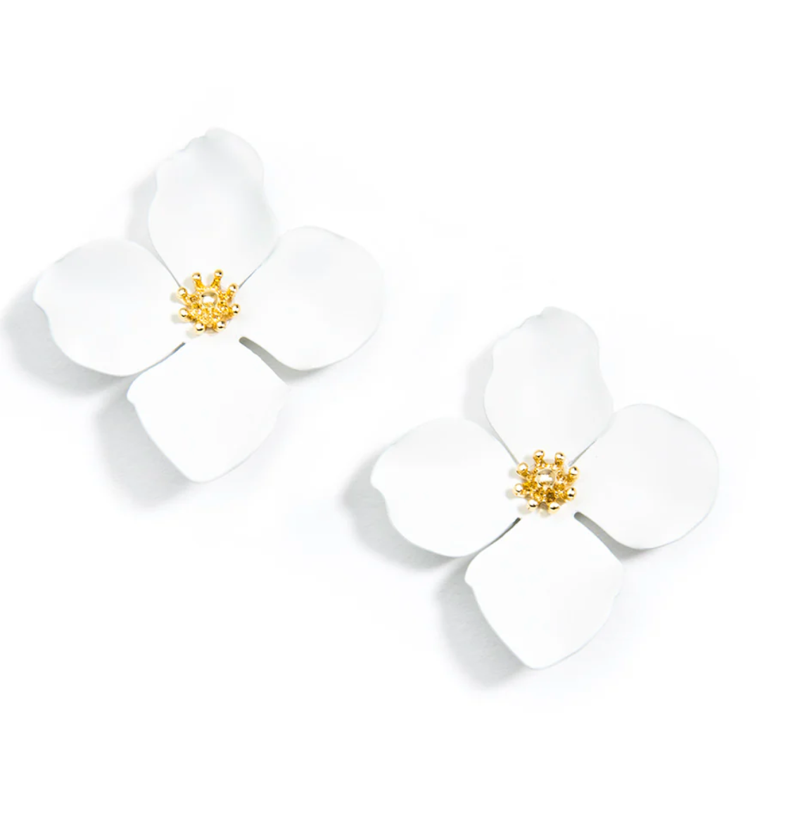 Zenzii - White Flower Earring