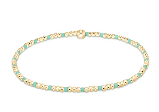 enewton Hope Sincerity 2mmBead Bracelet- Mint