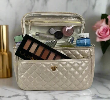 Pursen Train Case-Pearl