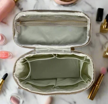 Pursen Train Case-Pearl