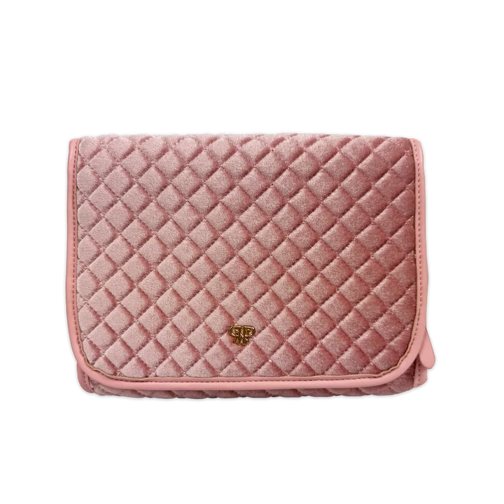 Pursen Toiletry Case-Blush Velvet