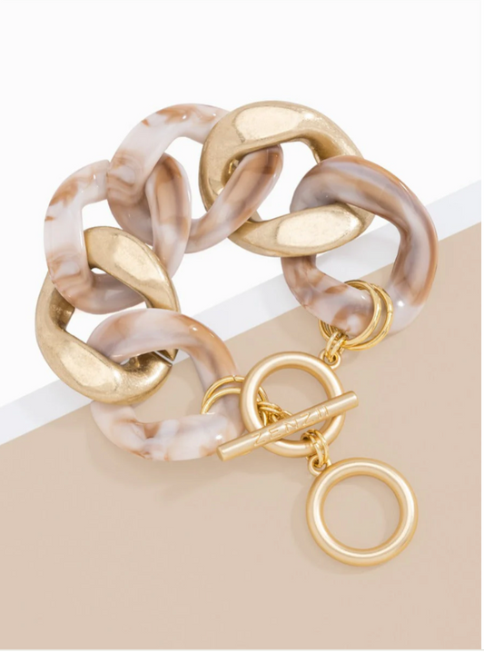 Zenzii - Chunky Mixed Chain Bracelet