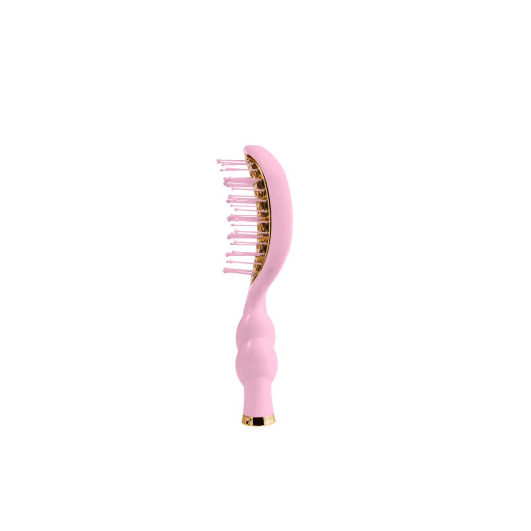 Teleties Mini Vent Brush | Bubblegum Pink