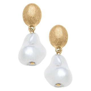 Lulu Baroque Pearl Drop Earrings