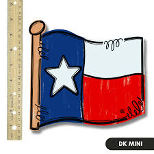 Dk Designs  Texas Flag Mini