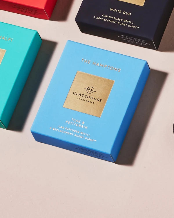 Glasshouse Car Diffuser Refill - The Hamptons