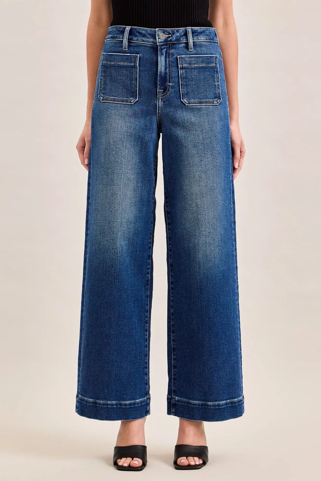 Hidden Noir Front Pocket Denim Pants