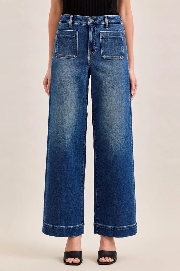 Hidden Noir Front Pocket Denim Pants