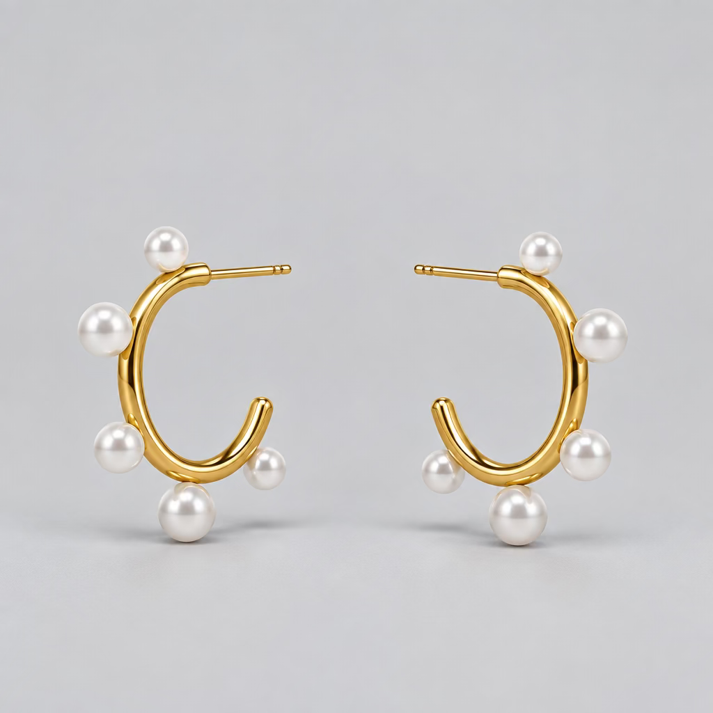Julie Vos Hydra Stone Hoop-Small